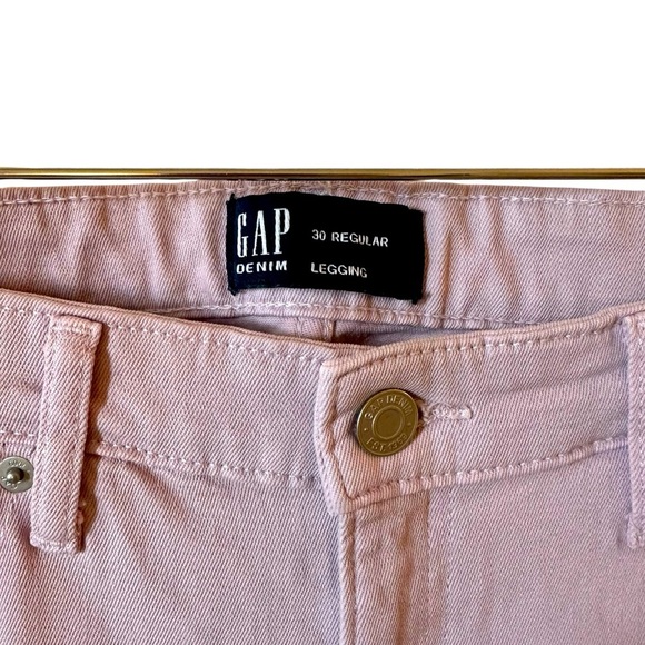 GAP | Women's Purple High Rise Lilac Skinny Jeggings Jeans Size 30 - Picture 6 of 6